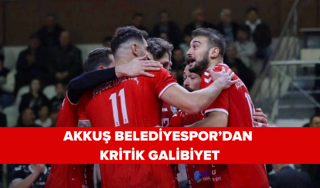 Akkuş Belediyespor’dan altın değerinde galibiyet