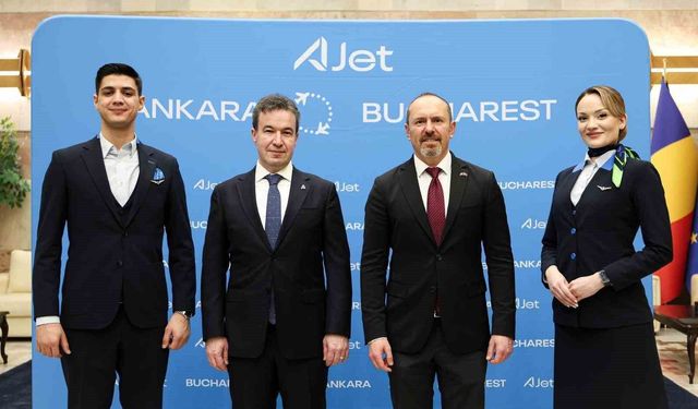 AJet, ilk Ankara-Bükreş seferini gerçekleştirdi