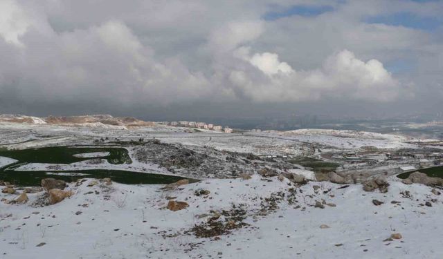 Ankara'da kar manzaraları dronla görüntülendi