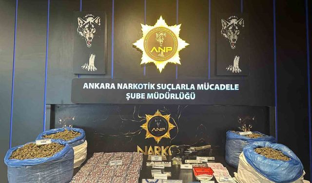 Ankara'da narkotik operasyonları: 107 gözaltı