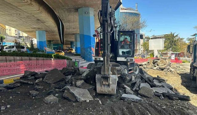 Trabzon'da Atatürk Alanındaki viyadüklerin altı dinlenme alanı olacak