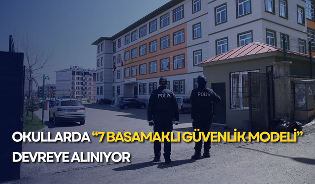 Okullarda “7 basamaklı güvenlik modeli” devreye alınıyor