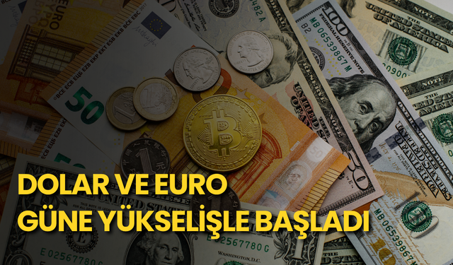 Dolar ve euro güne yükselişle başladı