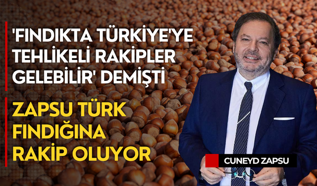 'Fındıkta Türkiye'ye tehlikeli rakipler gelebilir' demişti: Zapsu Türk fındığına rakip oluyor