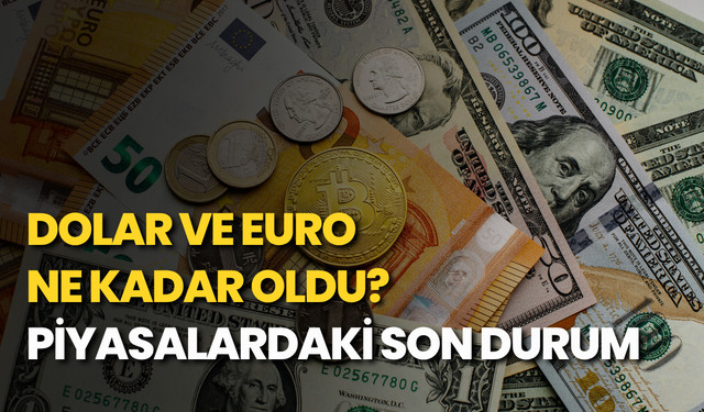 Dolar ve euro ne kadar oldu? Piyasalardaki son durum