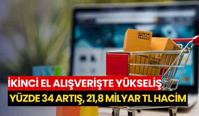 İkinci el alışverişte yükseliş: Yüzde 34 artış, 21,8 milyar TL hacim