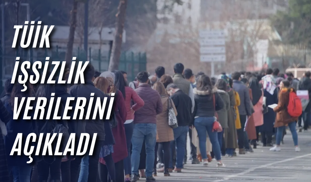 TÜİK işsizlik verilerini açıkladı