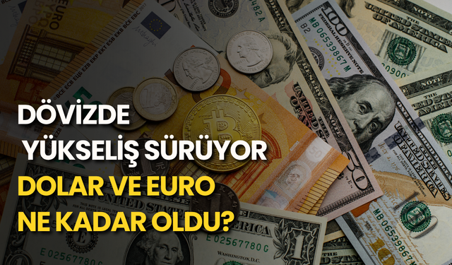 Dövizde yükseliş sürüyor: Dolar ve euro ne kadar oldu?