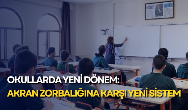 Okullarda yeni dönem: Akran zorbalığına karşı yeni sistem