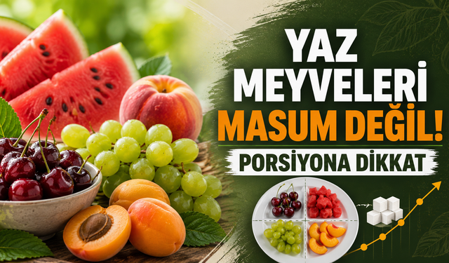 Yaz meyveleri masum değil! Porsiyona dikkat