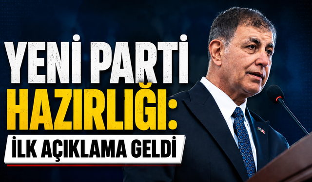 Yeni parti hazırlığı: İlk açıklama geldi