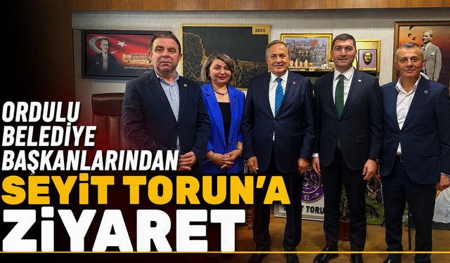 Ordulu Belediye Başkanlarından Seyit Torun’a ziyaret