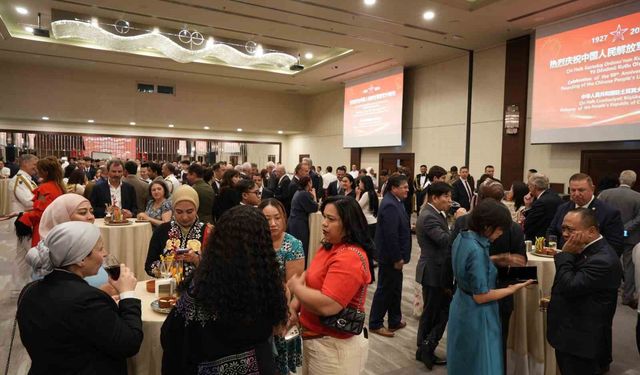 Ankara'da Çin Halk Kurtuluş Ordusu'nun kuruluşunun 99. yıl dönümü kutlandı
