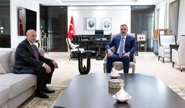 Bakan Fidan, Ankara İl Emniyet Müdürü Yüksek'i kabul etti