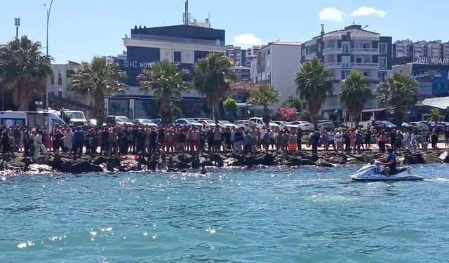 Samsun'da denizde boğulma tehlikesi geçiren kişi hastaneye kaldırıldı: Durumu ağır
