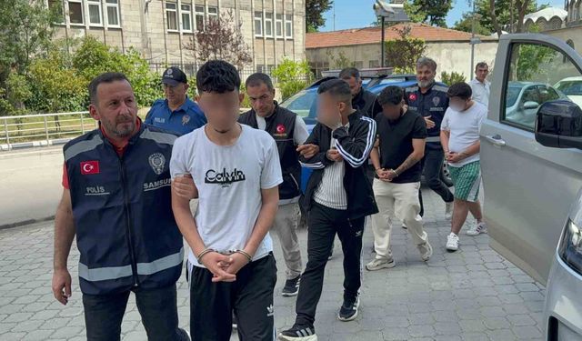 Samsun'da uyuşturucu ticaretinden 4 kişi adliyeye sevk edildi
