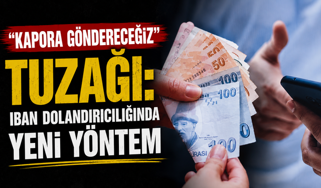 "Kapora göndereceğiz" tuzağı: IBAN dolandırıcılığında yeni yöntem