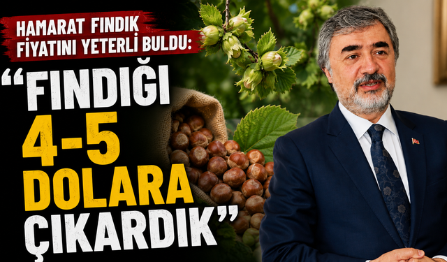 Hamarat fındık fiyatını yeterli buldu: "Fındığı 4-5 dolara çıkardık"