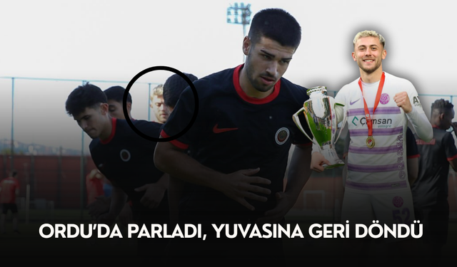 Ordu'da parladı, yuvasına geri döndü