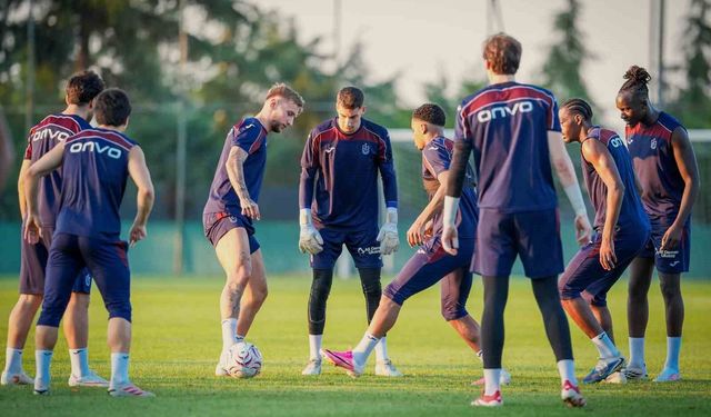 Trabzonspor, Ferencvaros maçı hazırlıklarını tamamlandı