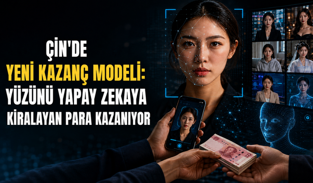 Çin'de yeni kazanç modeli: Yüzünü yapay zekaya kiralayan para kazanıyor