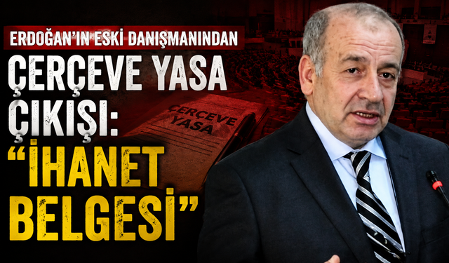 Erdoğan’ın eski danışmanından çerçeve yasa çıkışı: “İhanet belgesi”