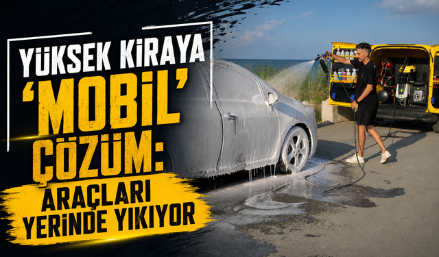 Yüksek kiraya 'mobil' çözüm: Araçları yerinde yıkıyor