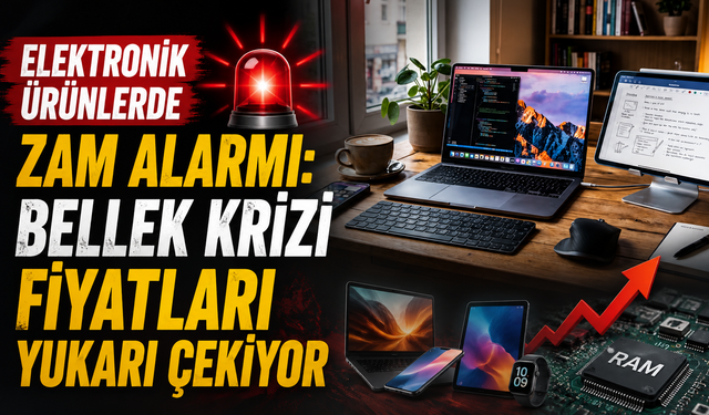 Elektronik ürünlerde zam alarmı: Bellek krizi fiyatları yukarı çekiyor