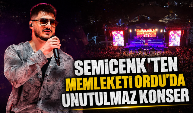 Semicenk'ten memleketi Ordu'da unutulmaz konser