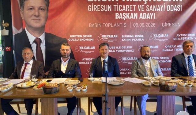 Giresunlu iş insanı Ergin Kılıçaslan GTSO Başkanlığı'na adaylığını açıkladı