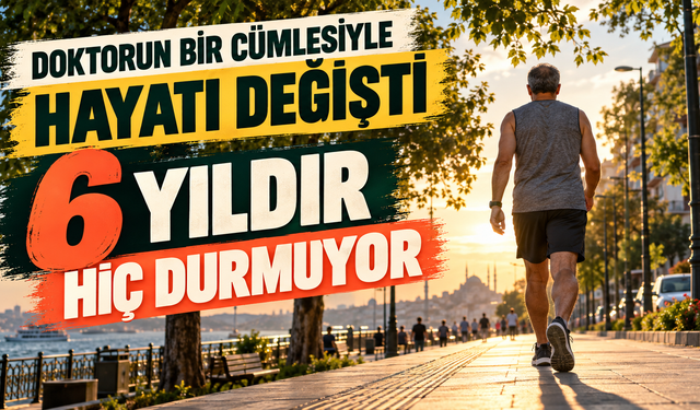 DOKTORUN BİR CÜMLESİYLE HAYATI DEĞİŞTİ: 6 YILDIR HİÇ DURMUYOR