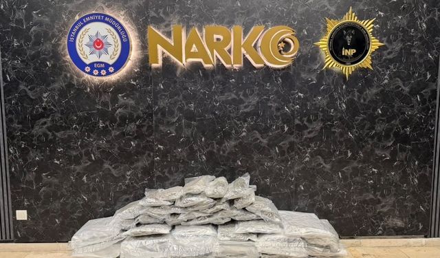 İstanbul'da 57 kilo 300 gram uyuşturucu ele geçirildi: 4 şüpheli yakalandı