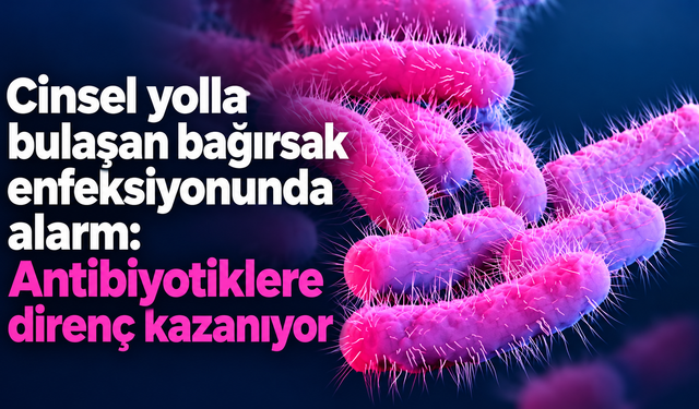 Cinsel yolla bulaşan bağırsak enfeksiyonunda alarm: Antibiyotiklere direnç kazanıyor