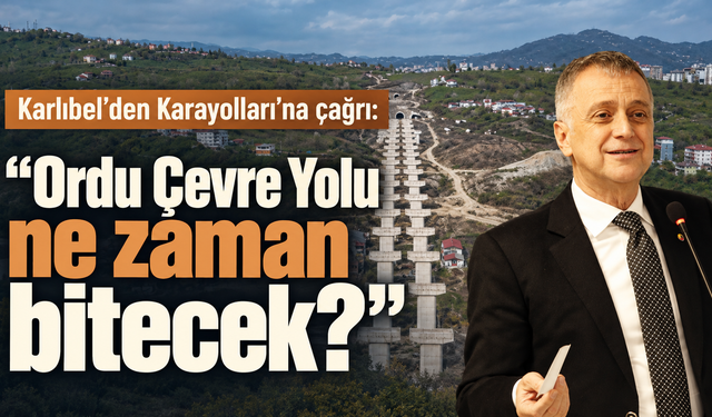 Karlıbel’den Karayolları’na çağrı: "Ordu Çevre Yolu ne zaman bitecek?"