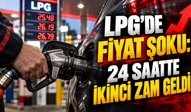 LPG’de fiyat şoku: 24 saatte ikinci zam geldi