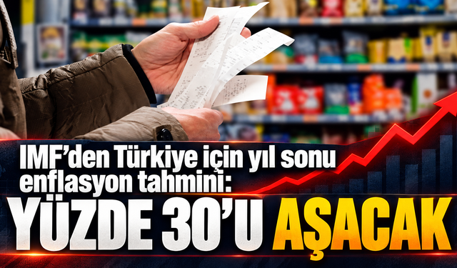 IMF’den Türkiye için yıl sonu enflasyon tahmini: Yüzde 30’u aşacak