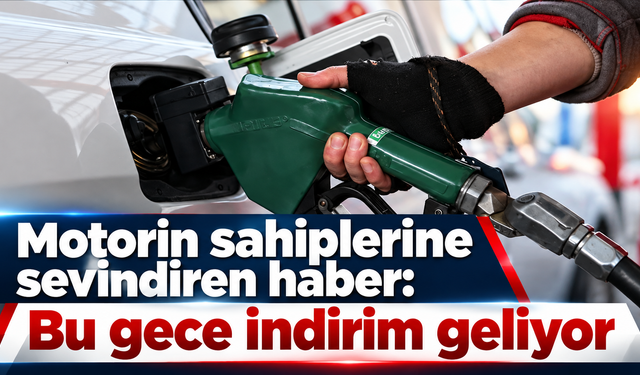 Motorin sahiplerine sevindiren haber: Bu gece indirim geliyor