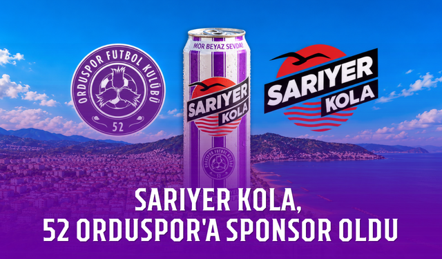 Sarıyer Kola, 52 Orduspor'a sponsor oldu