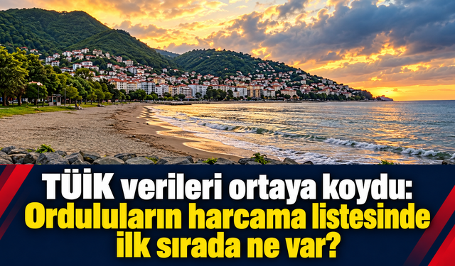 TÜİK verileri ortaya koydu: Orduluların harcama listesinde ilk sırada ne var?