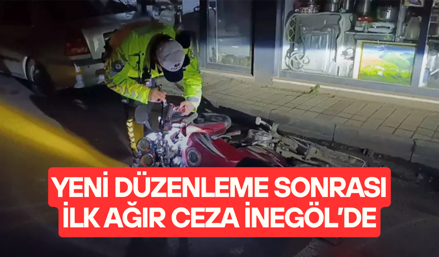 Yeni düzenleme sonrası ilk ağır ceza İnegöl’de