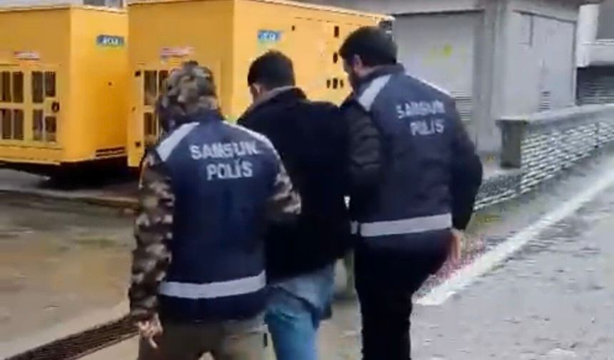 Samsun'da 9 yıl 5 ay 10 gün hapis cezası bulunan şahıs yakalandı