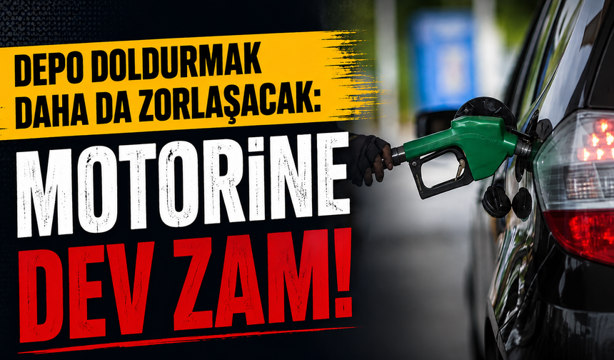 Depo doldurmak daha da zorlaşacak: Motorine dev zam