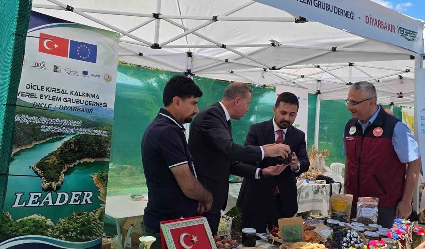 Dicle'nin yerel ürünleri ve lezzetleri Ankara'da görücüye çıktı