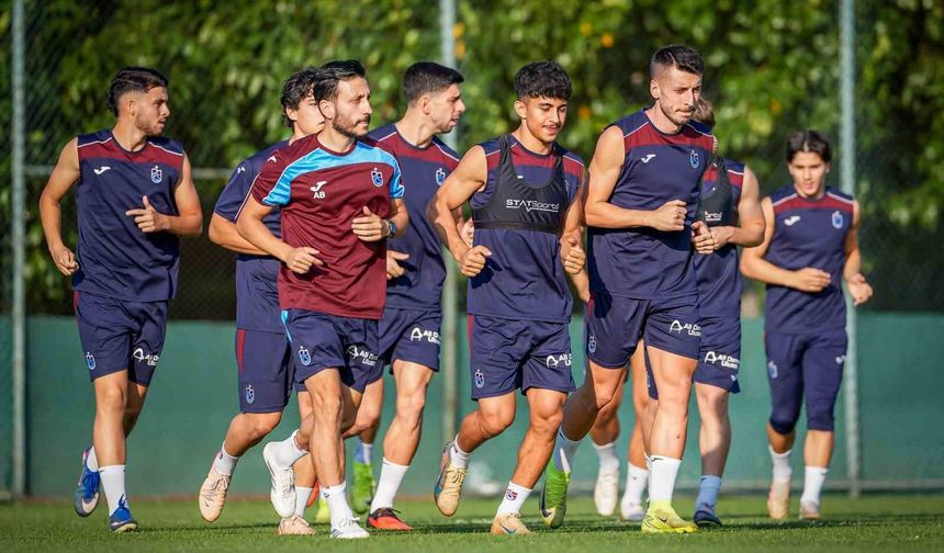 Trabzonspor'da Gençlerbirliği mesaisi başladı
