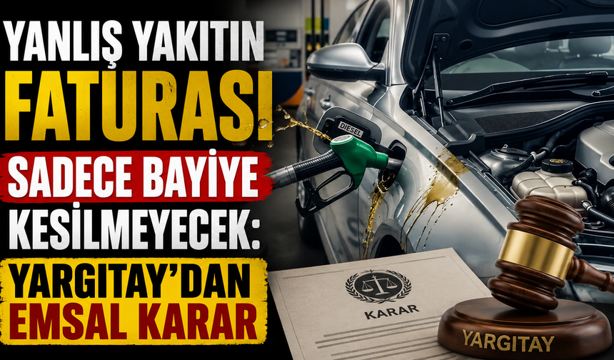 Yanlış yakıtın faturası sadece bayiye kesilmeyecek: Yargıtay'dan emsal karar
