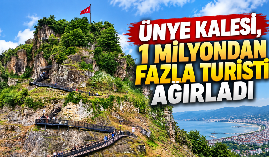 Ünye Kalesi, 1 milyondan fazla turisti ağırladı