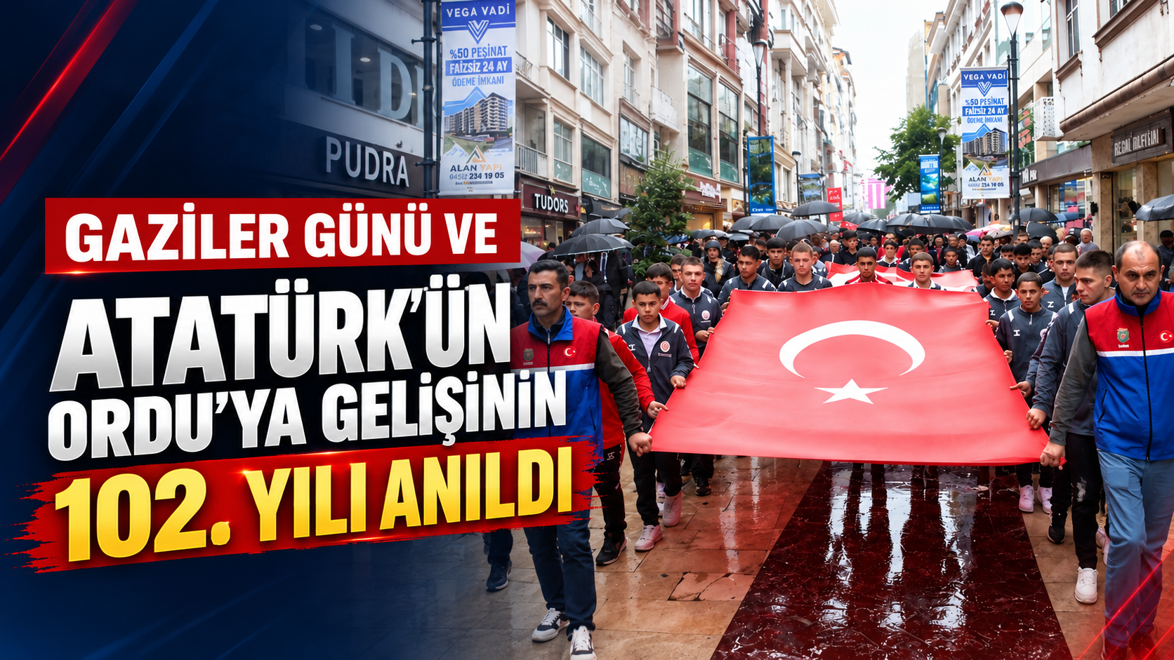 Gaziler Günü ve Atatürk’ün Ordu’ya gelişinin 102. yılı anıldı
