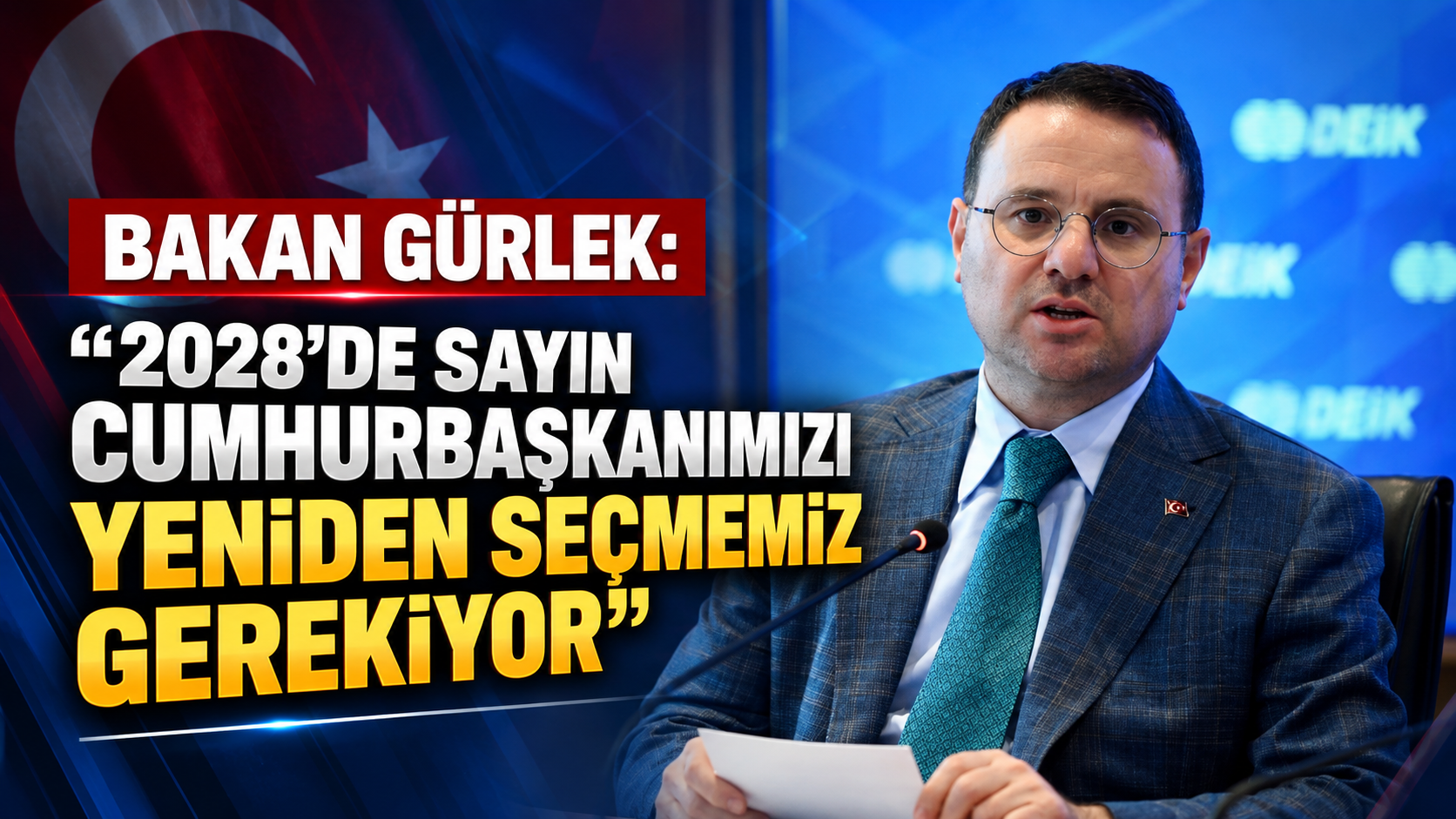 Bakan Gürlek: "2028'de Sayın Cumhurbaşkanımızı yeniden seçmemiz gerekiyor"