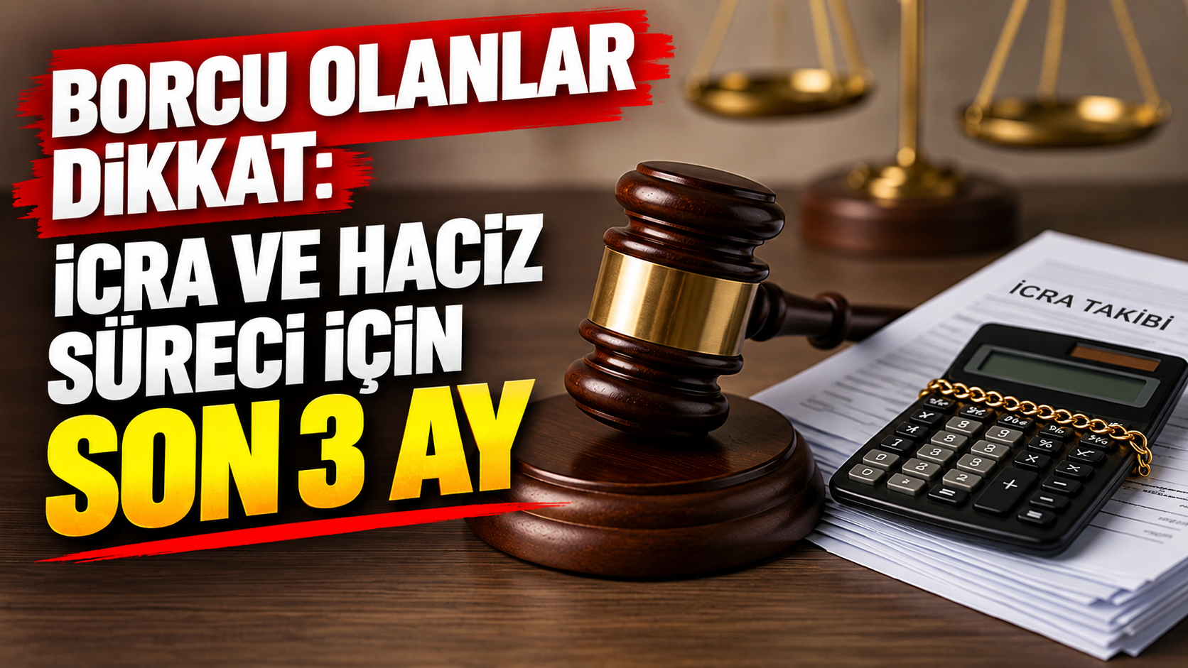 Borcu olanlar dikkat: İcra ve haciz süreci için son 3 ay