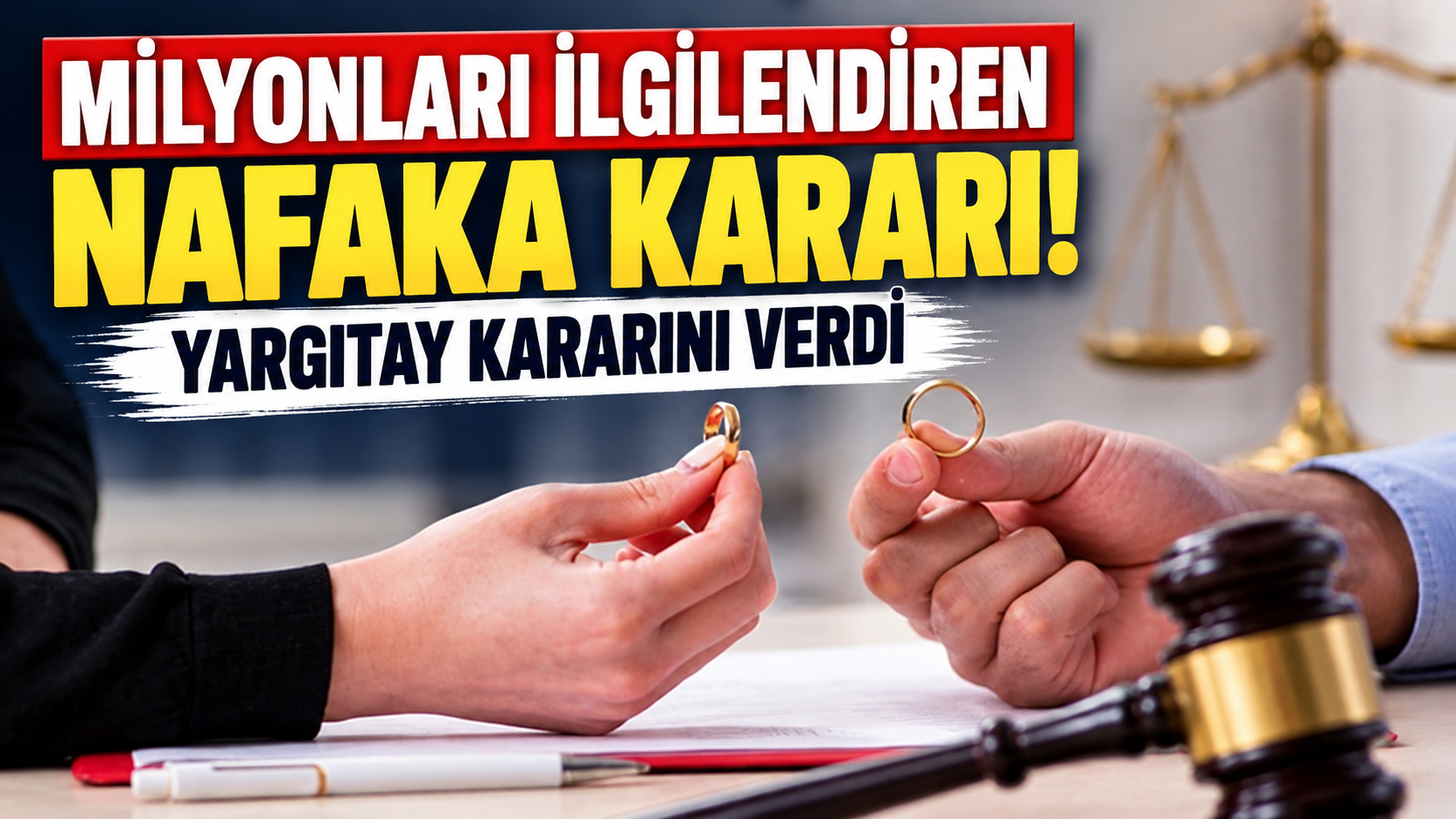 Milyonları ilgilendiren nafaka kararı! Yargıtay kararını verdi